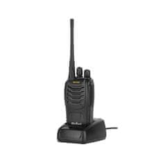 Rebel TOOLS ACA. Ručno prijenosna radio stanica LED 1500mAh do 4 km PMR + slušalice