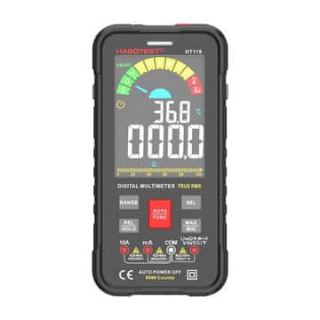 Habotest Digitalni multimetar Habotest HT116, True RMS, NCV, precizno mjerenje i jednostavna uporaba
