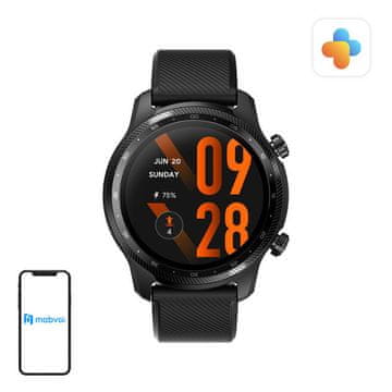 Mobvoi Pametni sat Mobvoi TicWatch Pro 3 Ultra GPS (Crna) - Izdržljivost, GPS i zdravlje na dlanu