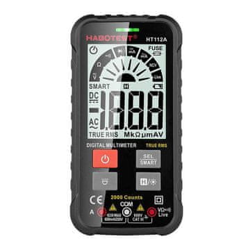 Habotest Digitalni multimetar Habotest HT112A True RMS, ultratanki, precizan s LED svjetlom
