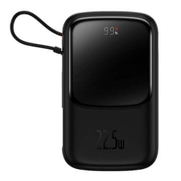 BASEUS Powerbank Baseus Qpow PRO s kabelom, 10000mAh, 22,5W (Crna)