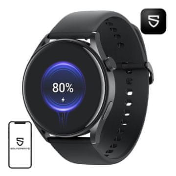SoundPeats Pametni sat Soundpeats Watch4 - crni, sportski i elegantan, sa zdravim funkcijama i vodootpornošću