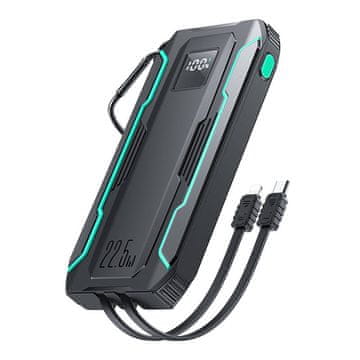 Joyroom Powerbank Joyroom JR-L017 10000mAh, 22.5W, s Lightning + USB-C kabelom (crna)