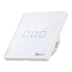 Sonoff Sonoff T2 EU TX pametni dodirni prekidač svjetla WiFi + RF 433 (3-kanalni) nova verzija