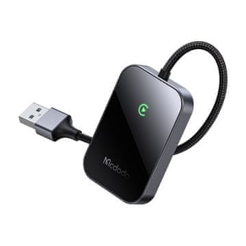 Mcdodo Bežični adapter CarPlay s USB kabelom McDodo CA-7210, crni, kompatibilan sa svim automobilima