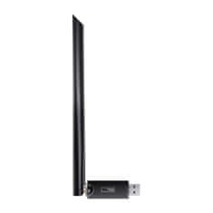 BASEUS Adapter WiFi Baseus FastJoy 650Mbps - Crni, dvopojasni, visokokvalitetni signal