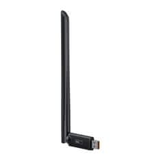 BASEUS Adapter WiFi Baseus FastJoy 650Mbps - Crni, dvopojasni, visokokvalitetni signal