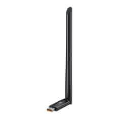 BASEUS Adapter WiFi Baseus FastJoy 650Mbps - Crni, dvopojasni, visokokvalitetni signal