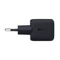 Aukey Brza punjača Aukey PA-B1L, USB-C, 30W, crna - učinkovito punjenje za vaša uređaje