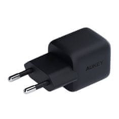 Aukey Brza punjača Aukey PA-B1L, USB-C, 30W, crna - učinkovito punjenje za vaša uređaje