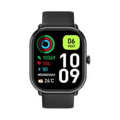 ZEBLAZE Pametni sat Zeblaze GTS 3 PRO - Crni, fitness trener s AMOLED zaslon i 100+ sportskih načina
