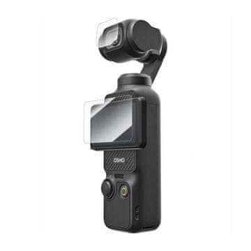 TELESIN Zaštitno staklo TELESIN za DJI Osmo Pocket 3 (2x staklo za leću + 2x staklo za LCD)