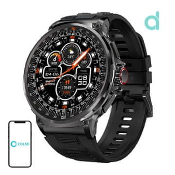 COLMI Pametni sat Colmi V69 - Crni, 1,85", IP68, Bluetooth, monit.inja zdravlja, 100+ sportskih modova
