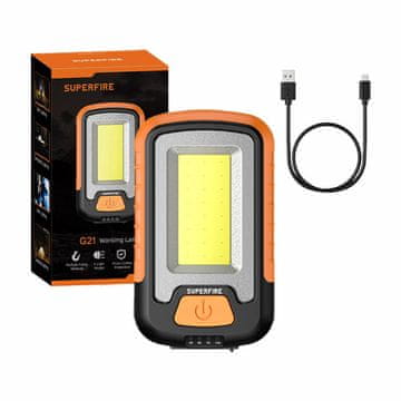 Superfire Superfire G21 radionička svjetiljka, 650lm, USB, funkcija powerbank