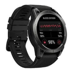 ZEBLAZE Pametni sat Zeblaze Stratos 3 Pro - Crni, Ultra HD AMOLED, GPS, Monitor zdravlja, IP68