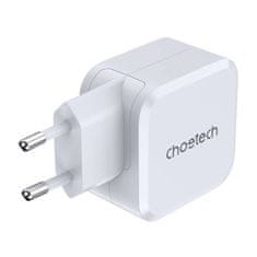 Choetech Punjač USB-C PD8007 45W Choetech EU (bijeli) za brzo i sigurno punjenje