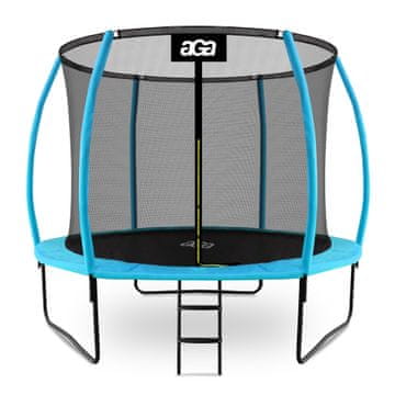 Aga SPORT EXCLUSIVE Trampolin 305 cm Svijetloplava + zaštitna mreža + ljestve