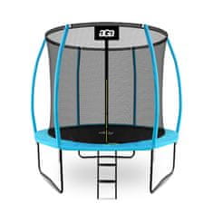 Aga SPORT EXCLUSIVE Trampolin 250 cm Svijetloplava + zaštitna mreža + ljestve