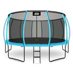 Aga SPORT EXCLUSIVE Trampolin 500 cm Svijetloplava + zaštitna mreža + ljestve