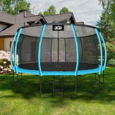 Aga SPORT EXCLUSIVE Trampolin 500 cm Svijetloplava + zaštitna mreža + ljestve