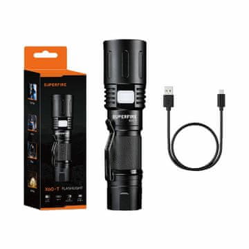 Superfire Superfire X60-T svjetiljka, 1500lm, USB