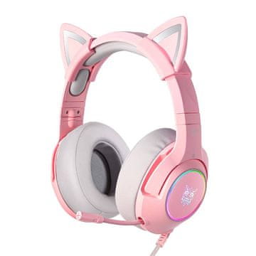 Onikuma Gaming slušalice ONIKUMA K9 roze RGB