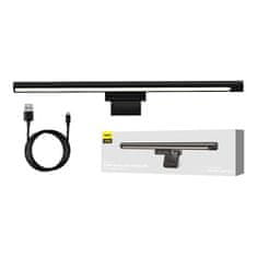 BASEUS LED Lampa za Monitor Baseus I-Wok Pro s Klipsom i Dimmable, Crna