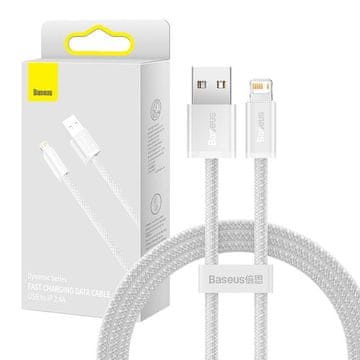 BASEUS Kabel USB za Lightning Baseus Dynamic, 2.4A, 1m, bijeli