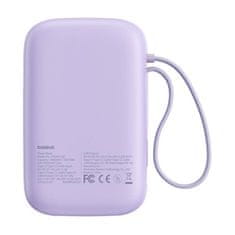 BASEUS Powerbank Baseus QPow 2 10000mAh 30W 2xUSB-C - Violetti, Brzo Punjenje, Prijenosni
