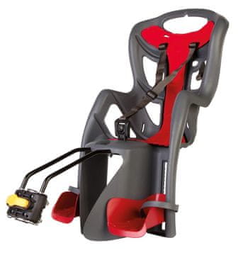 Bellelli BELLELLI PEPE Dječje sjedalo za bicikl, montaža na okvir nosač, siva