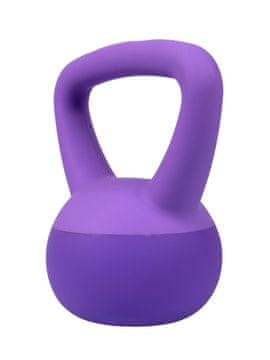ACRAsport ACRA Soft PVC Kettlebell 2 kg, ljubičasti