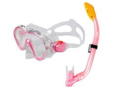 ACRAsport Set za ronjenje 2 u 1, DJEČJI, RUŽIČASTI – maska i disalica