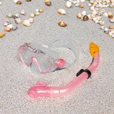 ACRAsport Set za ronjenje 2 u 1, DJEČJI, RUŽIČASTI – maska i disalica