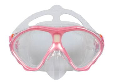 ACRAsport Set za ronjenje 3 u 1, DJEČJI, RUŽIČASTI – maska, peraje i disalica
