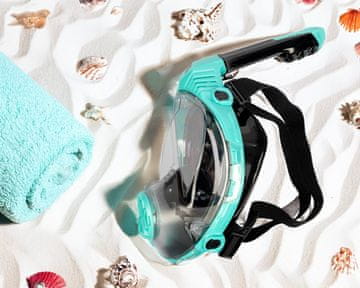 ACRAsport Maska za ronjenje, tirkizna, za cijelo lice, veličina S/M