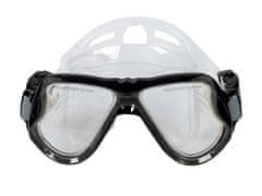 ACRAsport Set za ronjenje 3 u 1, CRNI/TRANSPARENTNI, L/XL – peraje 42–47, maska, disalica