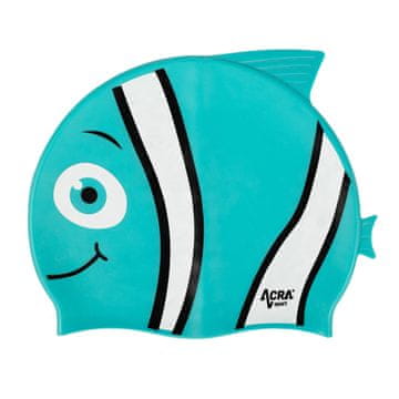 ACRAsport Dječja kapa za plivanje, NEMO, tirkizna