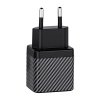 INVZI Brza punjač INVZI GaN 2x USB-C, 45W, EU, crna - Sposobnost punjenja 2 uređaja istovremeno
