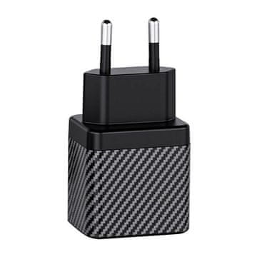 INVZI Brza punjač INVZI GaN 2x USB-C, 45W, EU, crna - Sposobnost punjenja 2 uređaja istovremeno