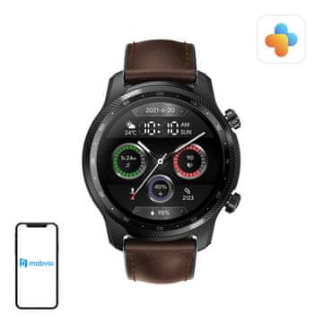 Mobvoi Pametan sat Mobvoi TicWatch Pro 3 Ultra LTE (Crna) - GPS, zdravlje, dugi vijek baterije