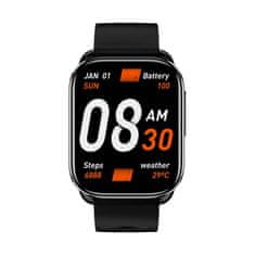 QCY Pametni sat QCY WATCH GS (crni) - Monitor zdravlja i sportskih aktivnosti, Bluetooth povezivost