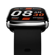 QCY Pametni sat QCY WATCH GS (crni) - Monitor zdravlja i sportskih aktivnosti, Bluetooth povezivost