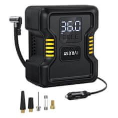 AstroAI Prijenosni kompresor zraka 12V AstroAi JY21P160-12 s lampom LED i automatskim isključivanjem