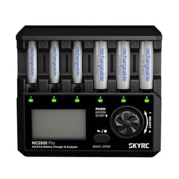 SkyRC Skyrc Nc2500 Pro Punjač Za Aa Aaa Baterije S Brzim Punjenjem I Zaštitom