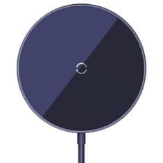 BASEUS Magnetna indukcijska punjač Baseus Simple Mini3 15W - ljubičasta, za iPhone 12/13/14