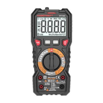 Habotest Multimetar Habotest HT118C s LED svjetlom, True RMS, NCV, testiranje akumulatora