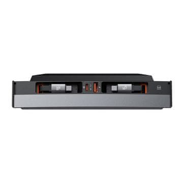BASEUS Hub Baseus T-Space s USB-C kablovima za Tesla - brzo i sigurno punjenje (crni)