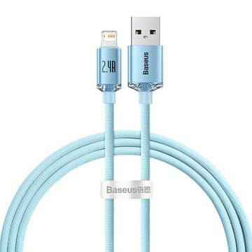 BASEUS Usb Kabel Na Lightning 2.4A 1.2M Za Iphone 12 11 13 Brzi Punjač
