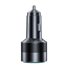 Choetech Brza punjačica za auto Choetech 63W Dual USB-C 45W + USB-A 18W (crna)