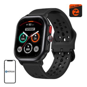 ZEBLAZE Pametni sat Zeblaze Beyond 3 Pro - crni, GPS, monitor zdravlja, 100+ sportskih modova